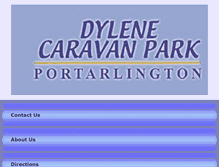 Tablet Screenshot of dylenecaravanpark.com.au